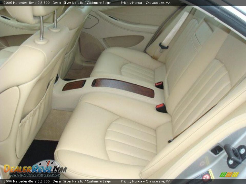 2006 Mercedes-Benz CLS 500 Desert Silver Metallic / Cashmere Beige Photo #12