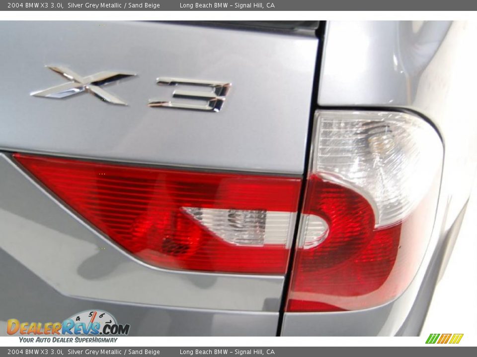 2004 BMW X3 3.0i Silver Grey Metallic / Sand Beige Photo #8