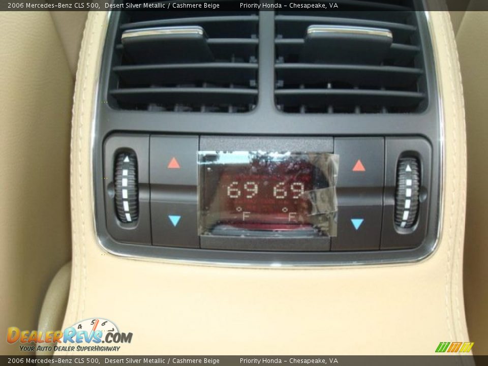 2006 Mercedes-Benz CLS 500 Desert Silver Metallic / Cashmere Beige Photo #15