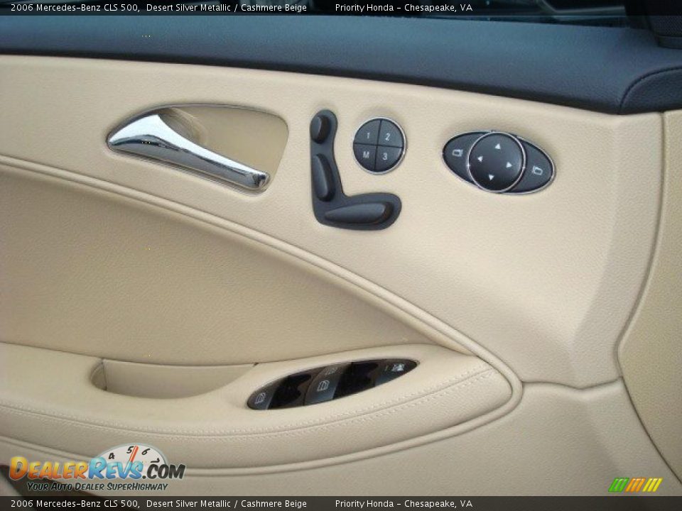 2006 Mercedes-Benz CLS 500 Desert Silver Metallic / Cashmere Beige Photo #17