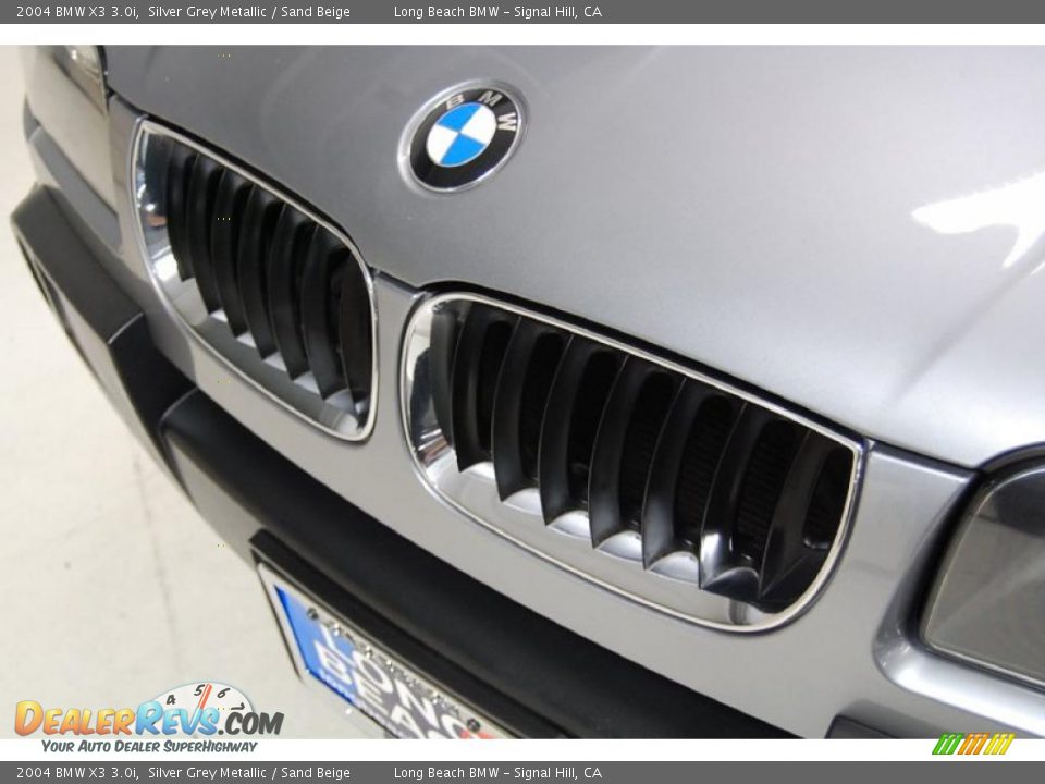 2004 BMW X3 3.0i Silver Grey Metallic / Sand Beige Photo #14