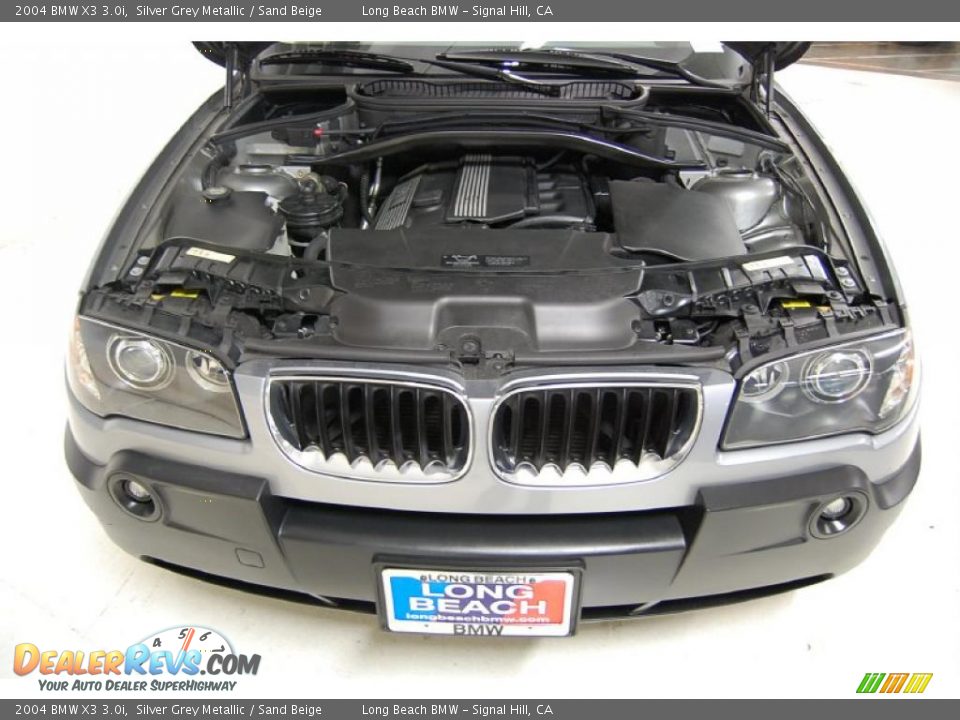 2004 BMW X3 3.0i Silver Grey Metallic / Sand Beige Photo #16