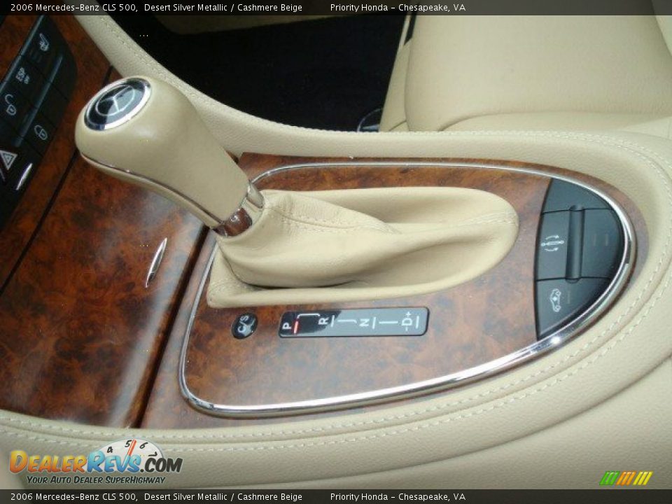 2006 Mercedes-Benz CLS 500 Desert Silver Metallic / Cashmere Beige Photo #22