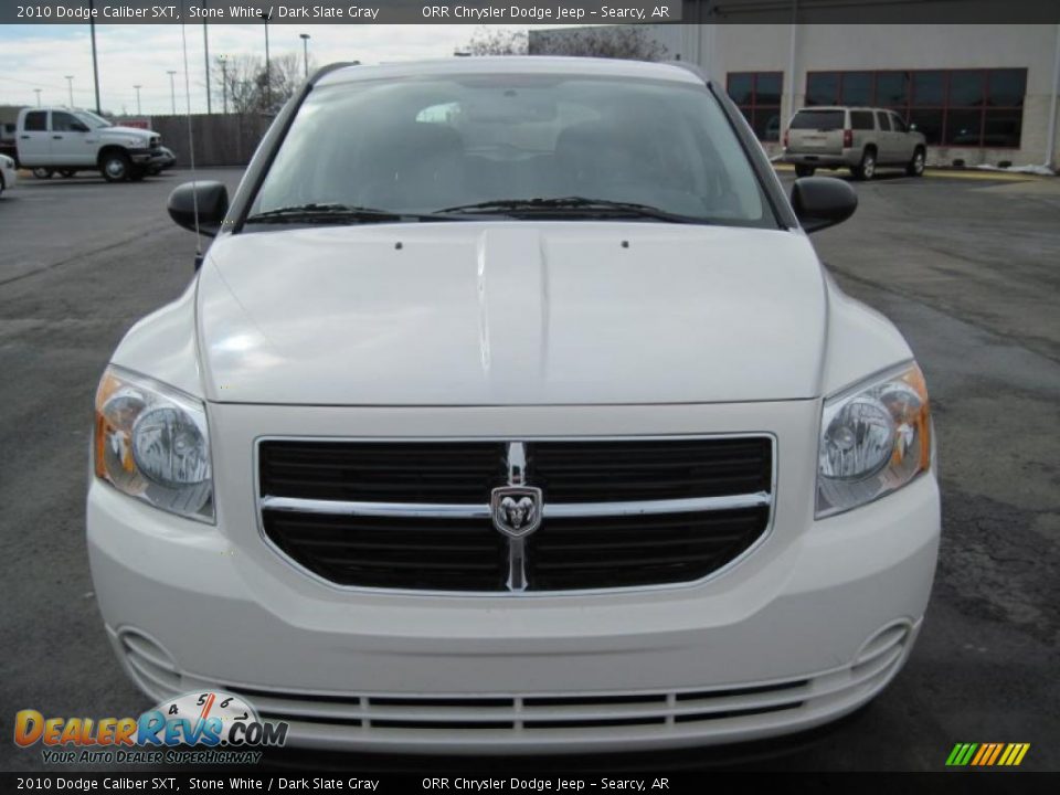 2010 Dodge Caliber SXT Stone White / Dark Slate Gray Photo #3
