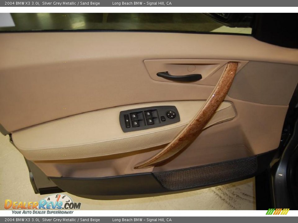 2004 BMW X3 3.0i Silver Grey Metallic / Sand Beige Photo #22