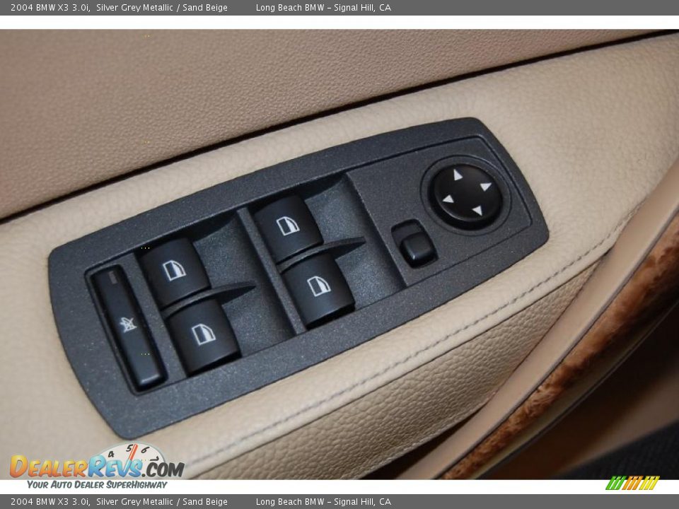 2004 BMW X3 3.0i Silver Grey Metallic / Sand Beige Photo #23