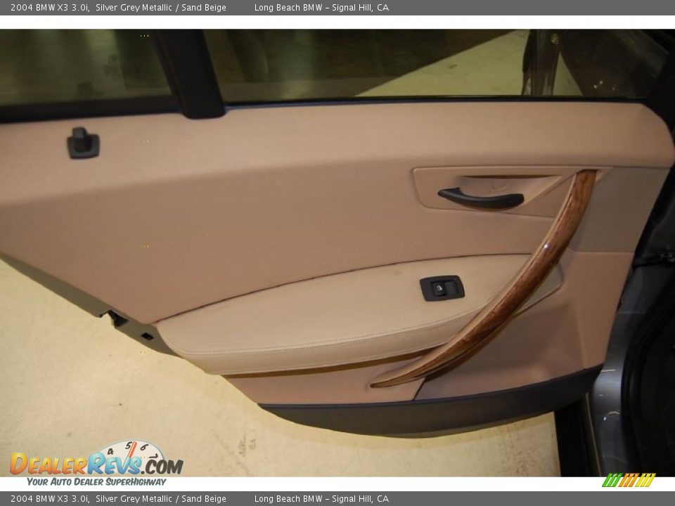 2004 BMW X3 3.0i Silver Grey Metallic / Sand Beige Photo #28