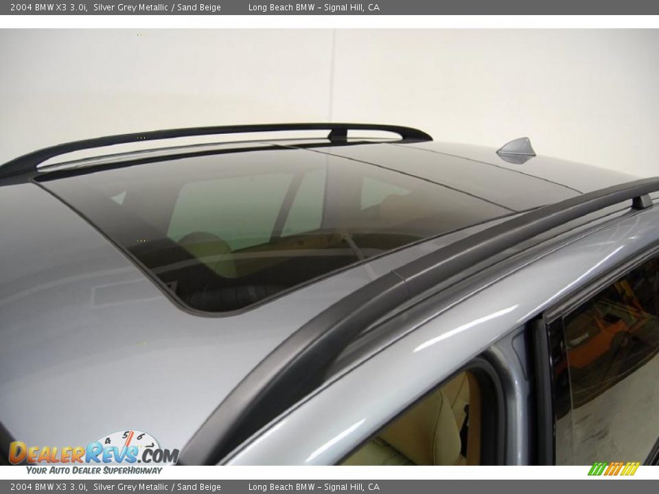 2004 BMW X3 3.0i Silver Grey Metallic / Sand Beige Photo #29
