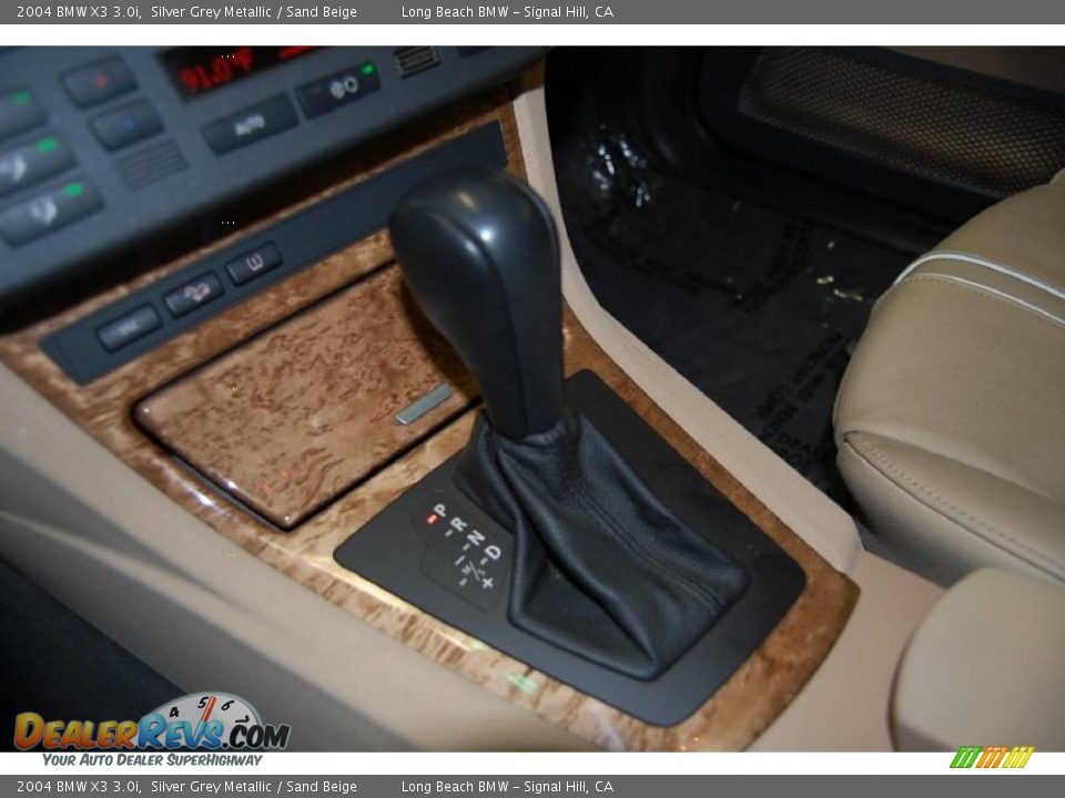 2004 BMW X3 3.0i Silver Grey Metallic / Sand Beige Photo #34