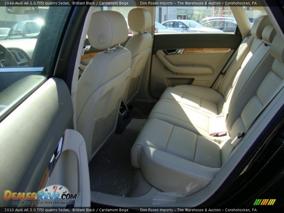 2010 Audi A6 3.0 TFSI quattro Sedan Brilliant Black / Cardamom Beige Photo #22