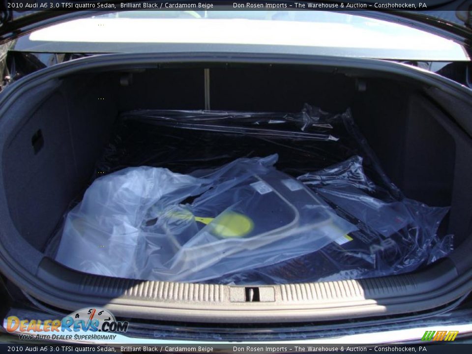 2010 Audi A6 3.0 TFSI quattro Sedan Brilliant Black / Cardamom Beige Photo #24