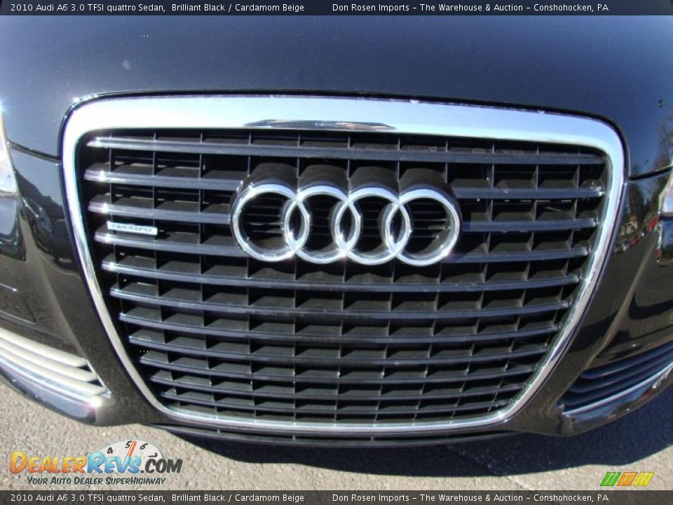 2010 Audi A6 3.0 TFSI quattro Sedan Brilliant Black / Cardamom Beige Photo #34