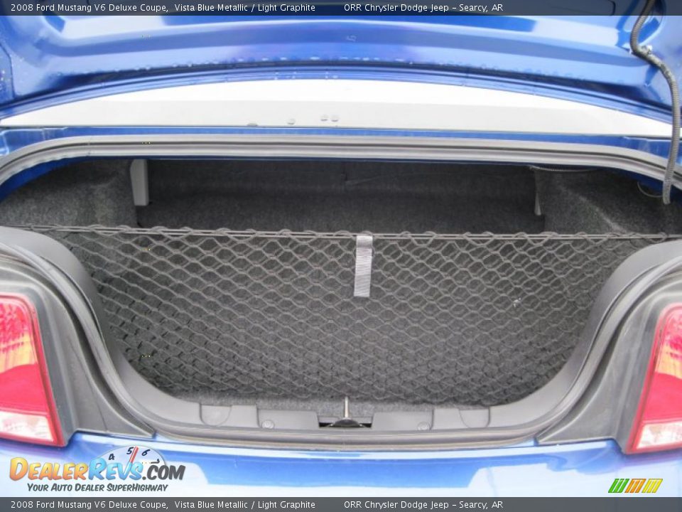 2008 Ford Mustang V6 Deluxe Coupe Vista Blue Metallic / Light Graphite Photo #14