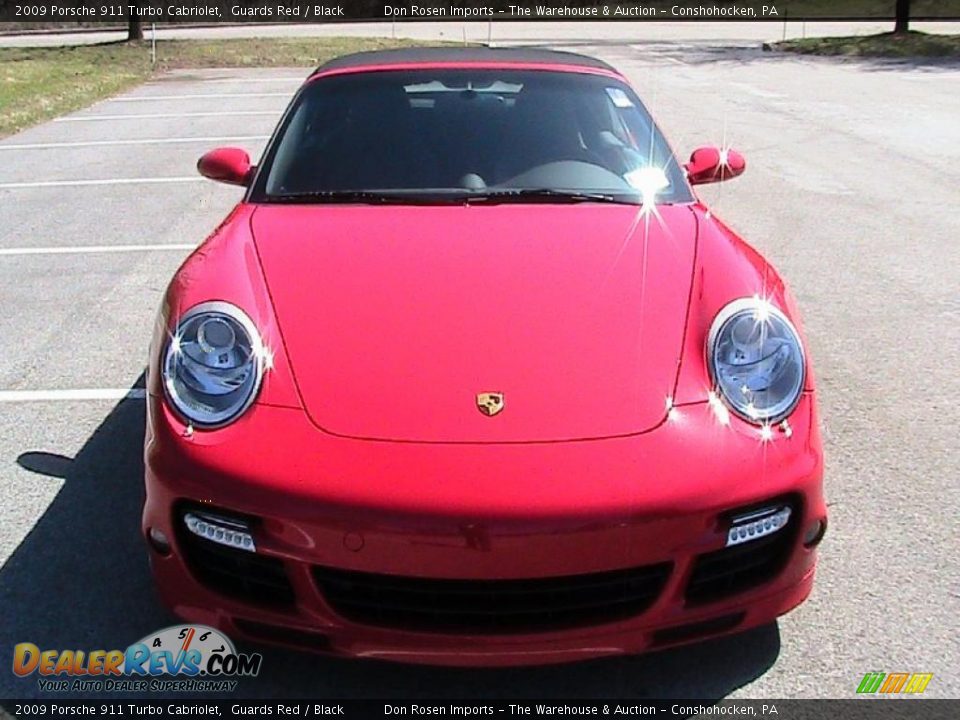 2009 Porsche 911 Turbo Cabriolet Guards Red / Black Photo #1