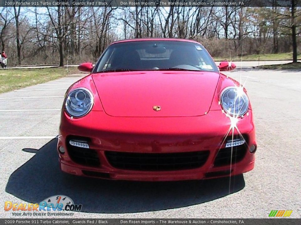 2009 Porsche 911 Turbo Cabriolet Guards Red / Black Photo #2