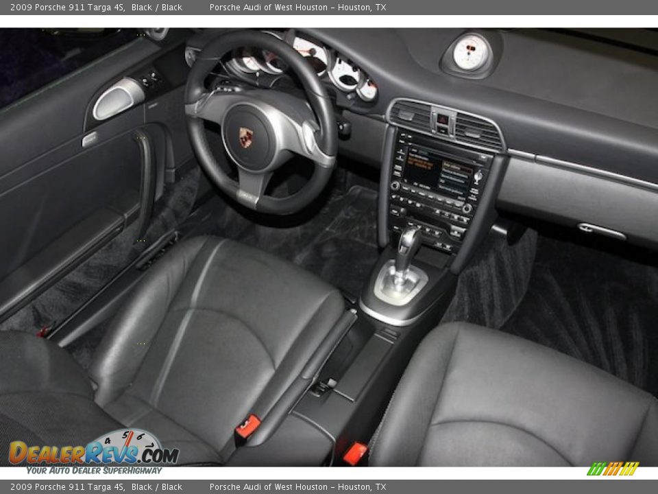 2009 Porsche 911 Targa 4S Black / Black Photo #2