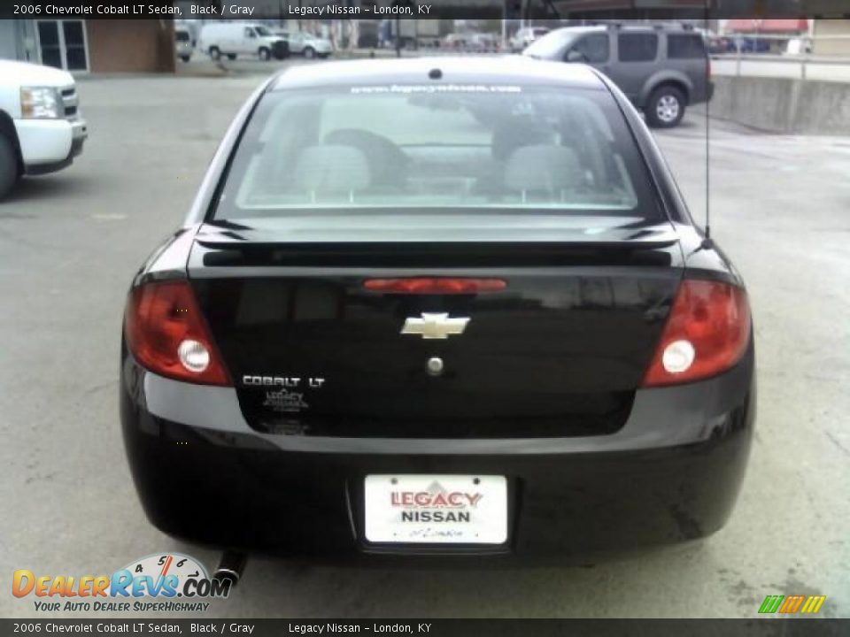 2006 Chevrolet Cobalt LT Sedan Black / Gray Photo #6