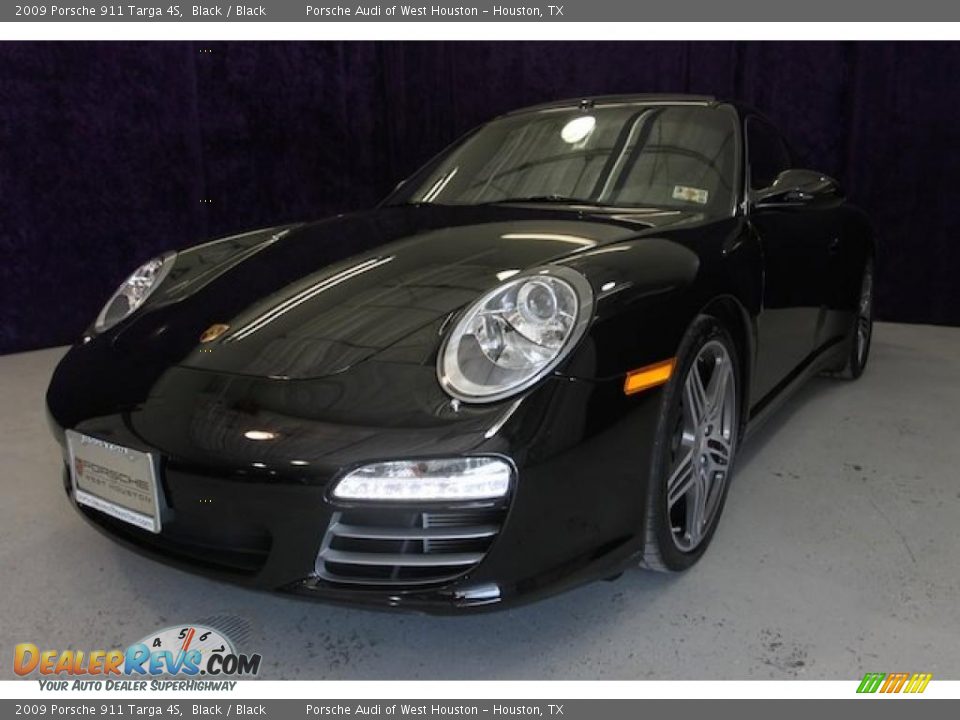 2009 Porsche 911 Targa 4S Black / Black Photo #9