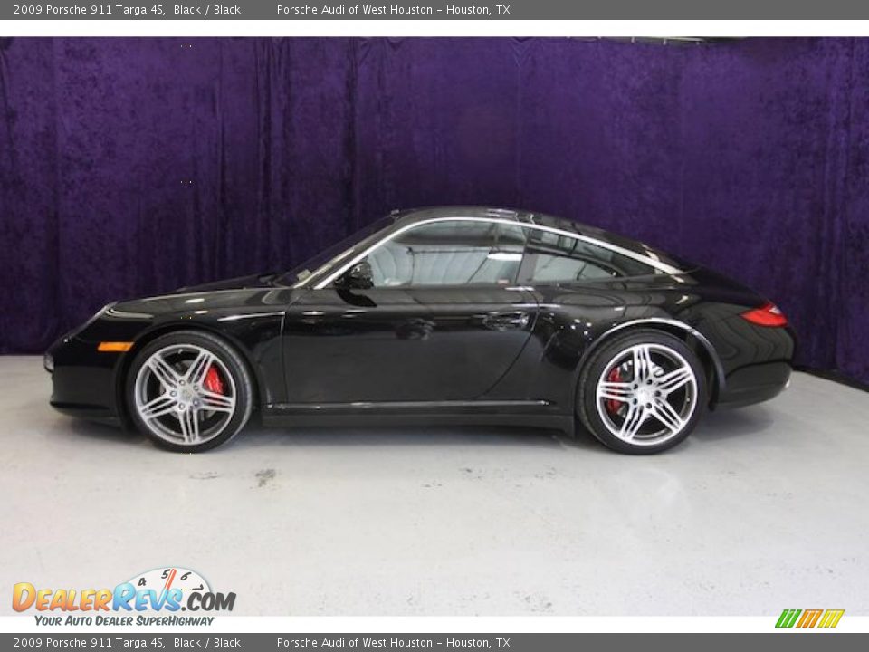 2009 Porsche 911 Targa 4S Black / Black Photo #11