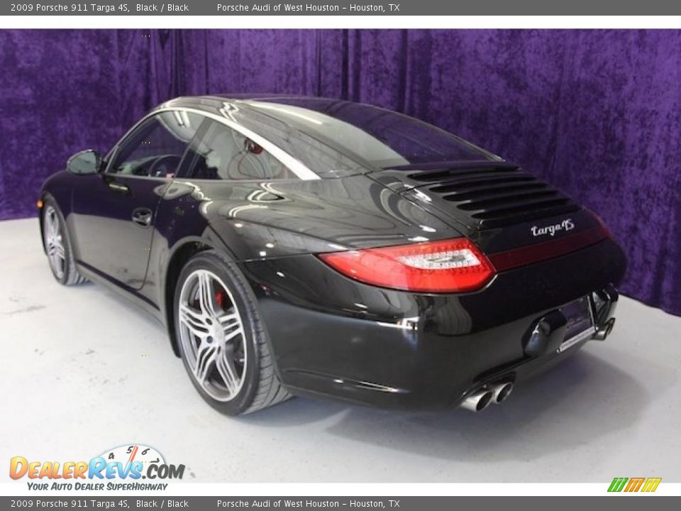 2009 Porsche 911 Targa 4S Black / Black Photo #12