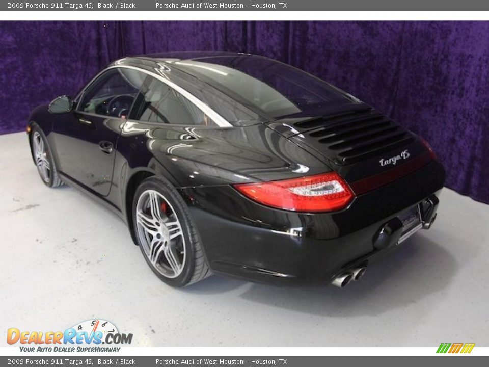 2009 Porsche 911 Targa 4S Black / Black Photo #13