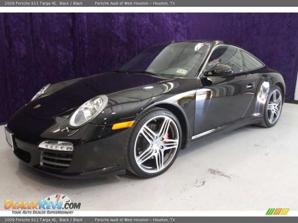2009 Porsche 911 Targa 4S Black / Black Photo #14