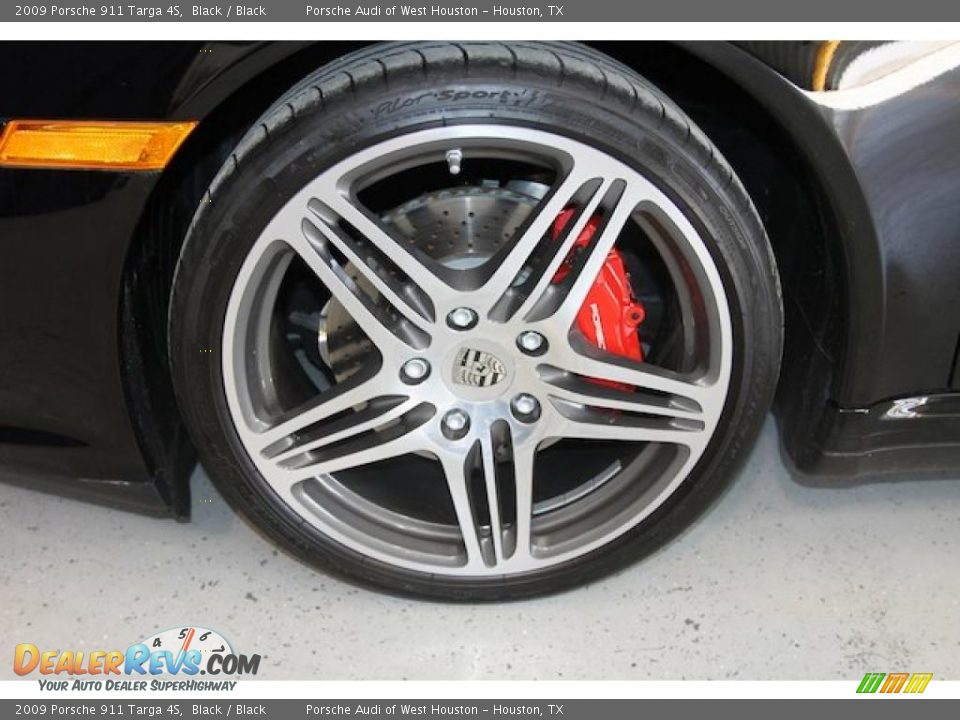 2009 Porsche 911 Targa 4S Black / Black Photo #15
