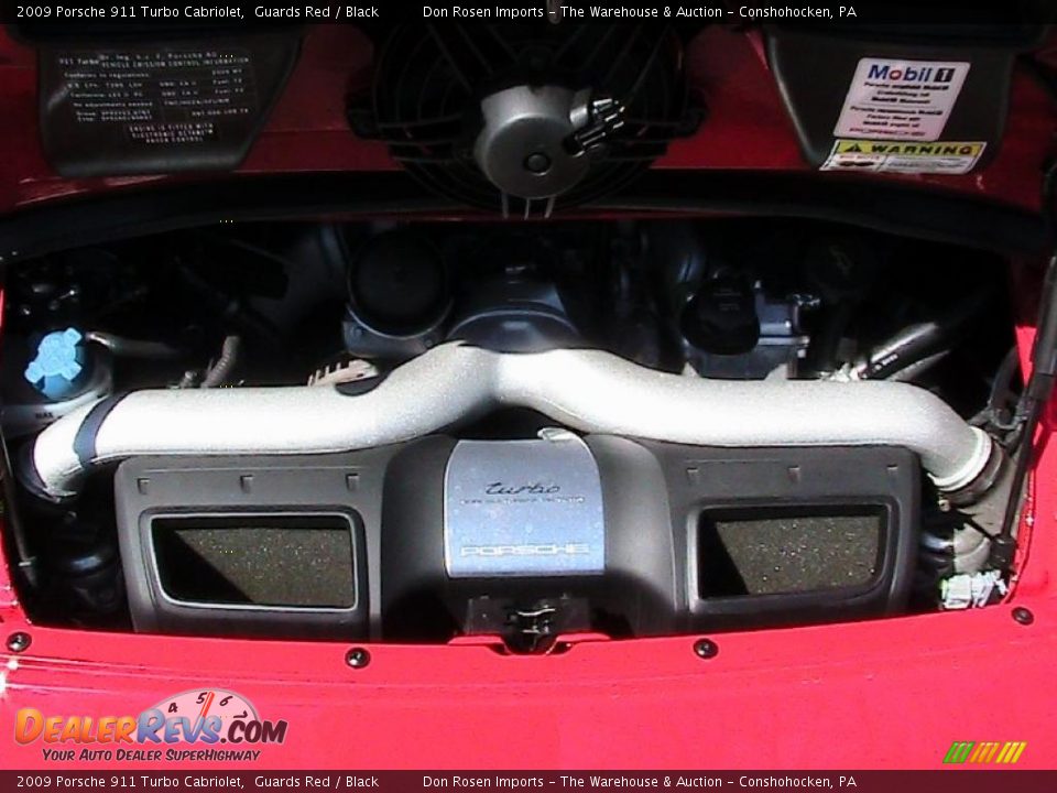 2009 Porsche 911 Turbo Cabriolet Guards Red / Black Photo #19