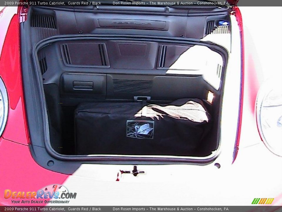 2009 Porsche 911 Turbo Cabriolet Guards Red / Black Photo #21