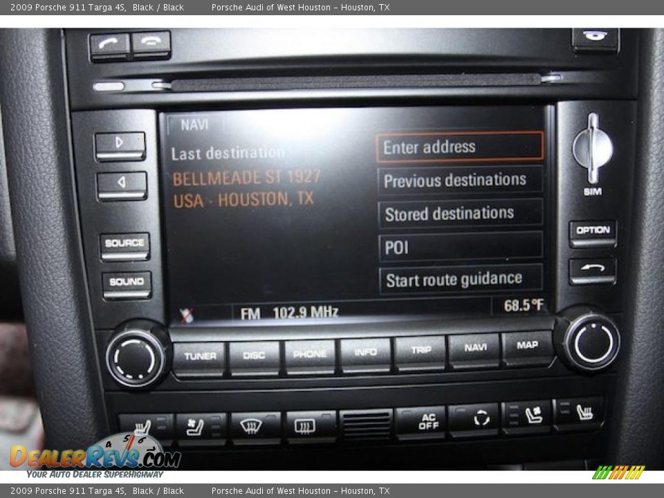 2009 Porsche 911 Targa 4S Black / Black Photo #21