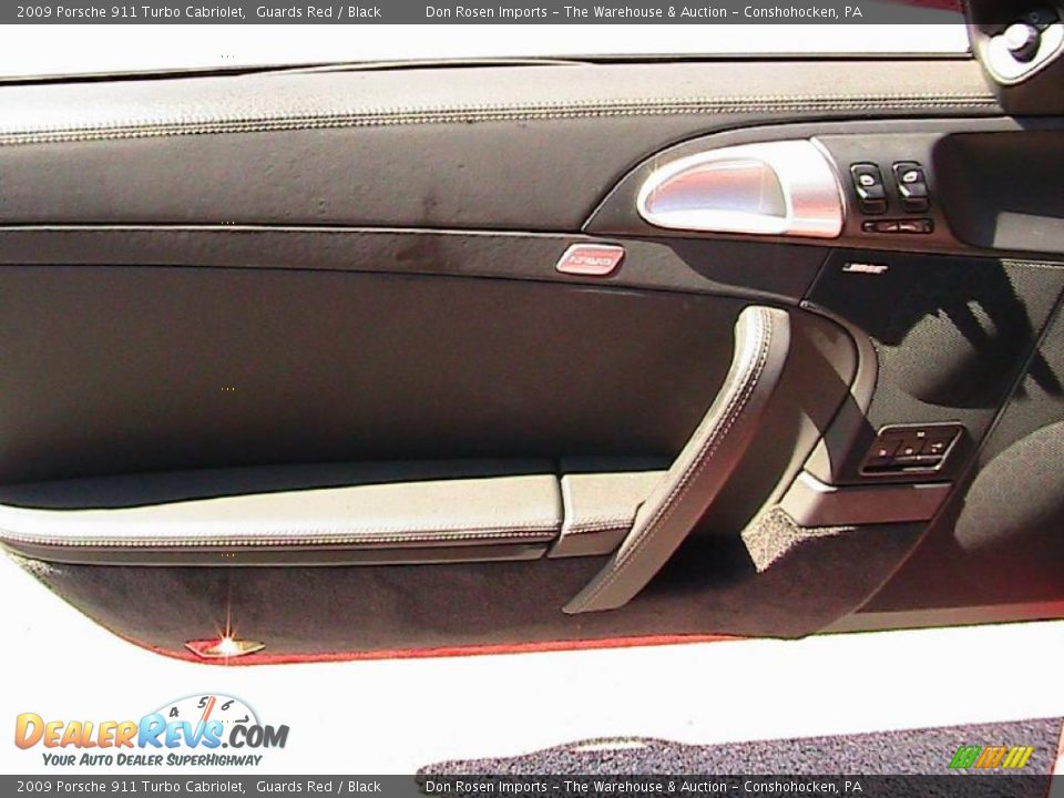 2009 Porsche 911 Turbo Cabriolet Guards Red / Black Photo #24