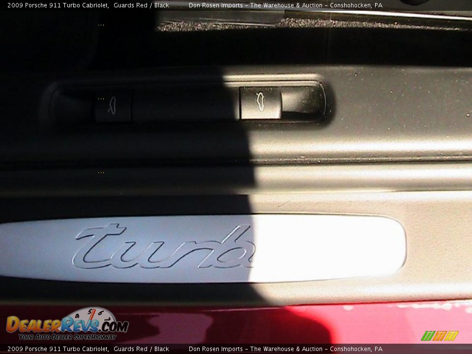 2009 Porsche 911 Turbo Cabriolet Guards Red / Black Photo #25