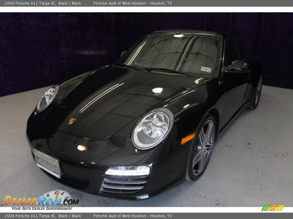 2009 Porsche 911 Targa 4S Black / Black Photo #28