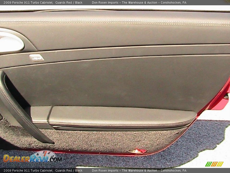 2009 Porsche 911 Turbo Cabriolet Guards Red / Black Photo #28