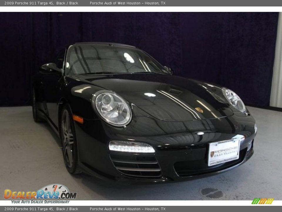 2009 Porsche 911 Targa 4S Black / Black Photo #29