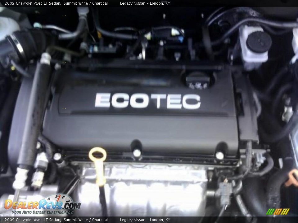 2009 Chevrolet Aveo LT Sedan Summit White / Charcoal Photo #16