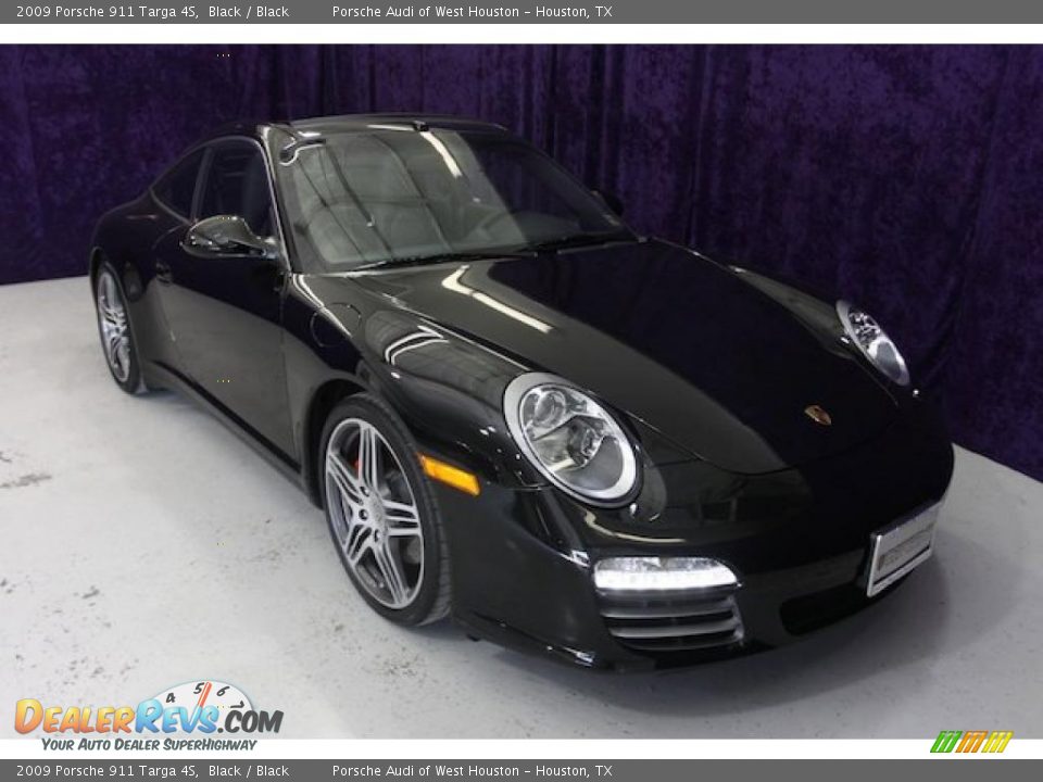 2009 Porsche 911 Targa 4S Black / Black Photo #35