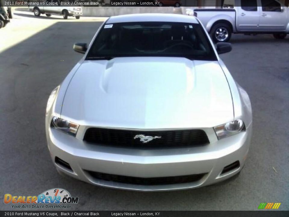 2010 Ford Mustang V6 Coupe Black / Charcoal Black Photo #2