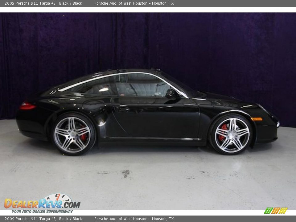 2009 Porsche 911 Targa 4S Black / Black Photo #36