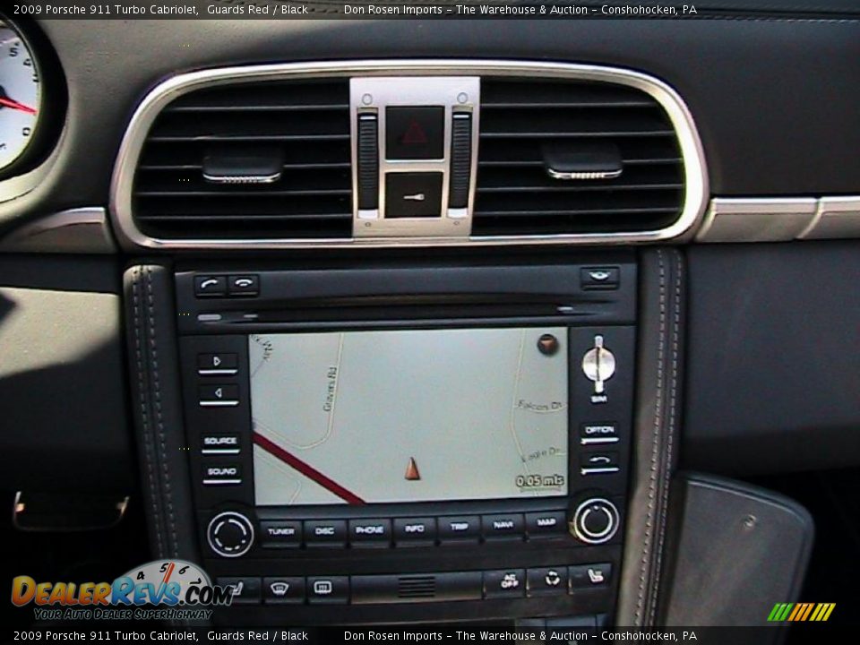 2009 Porsche 911 Turbo Cabriolet Guards Red / Black Photo #34
