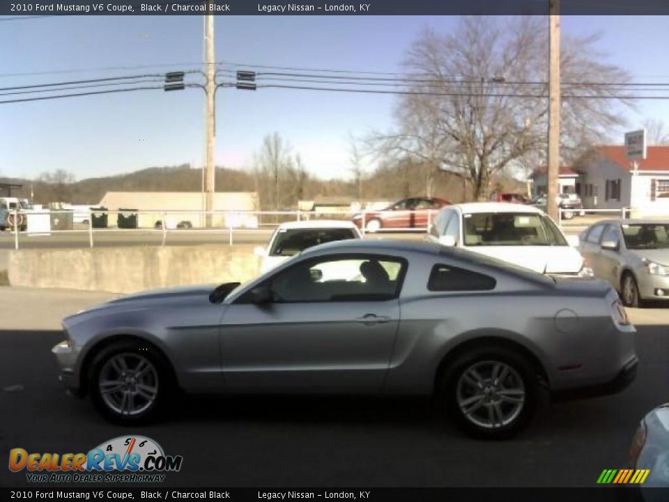 2010 Ford Mustang V6 Coupe Black / Charcoal Black Photo #4