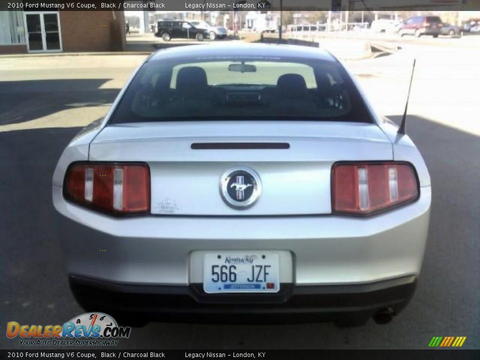 2010 Ford Mustang V6 Coupe Black / Charcoal Black Photo #6