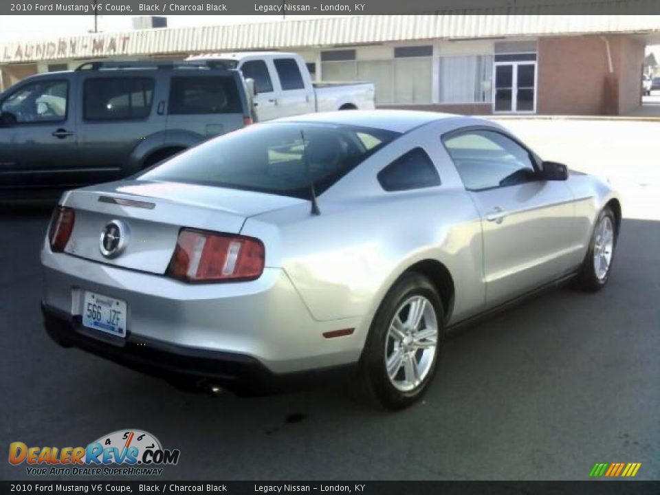 2010 Ford Mustang V6 Coupe Black / Charcoal Black Photo #7