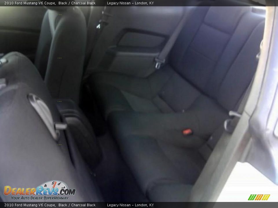 2010 Ford Mustang V6 Coupe Black / Charcoal Black Photo #13