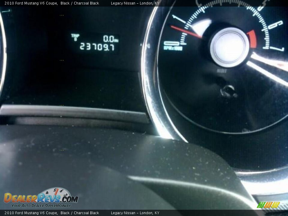 2010 Ford Mustang V6 Coupe Black / Charcoal Black Photo #14