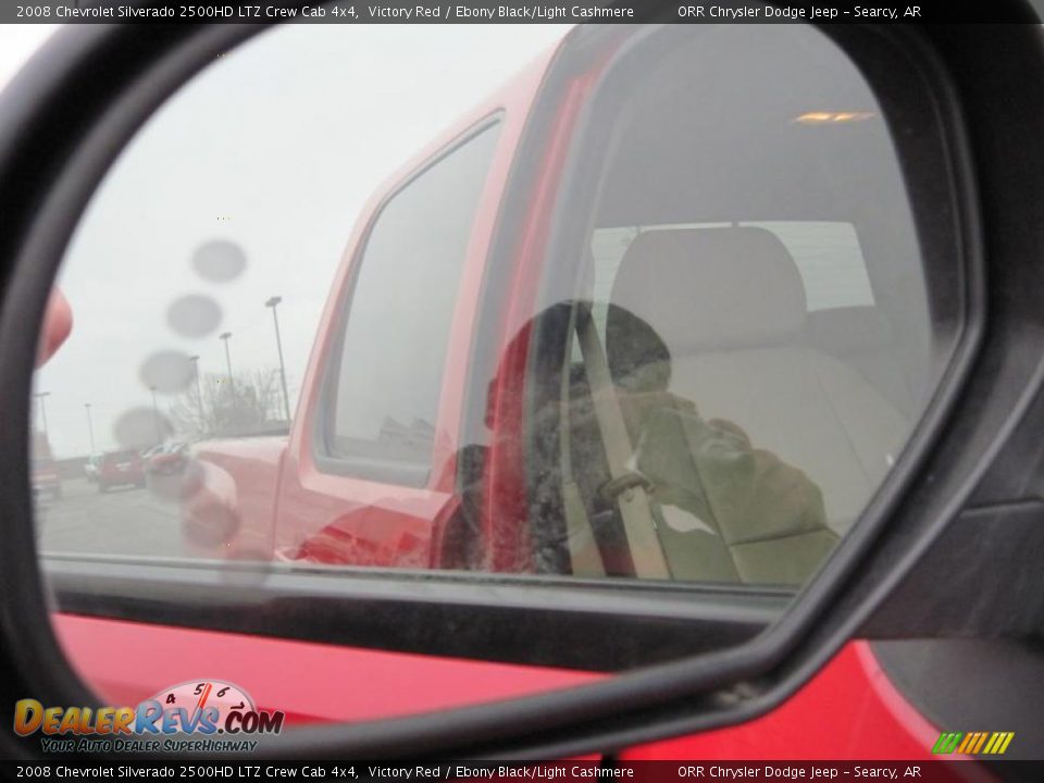 2008 Chevrolet Silverado 2500HD LTZ Crew Cab 4x4 Victory Red / Ebony Black/Light Cashmere Photo #9