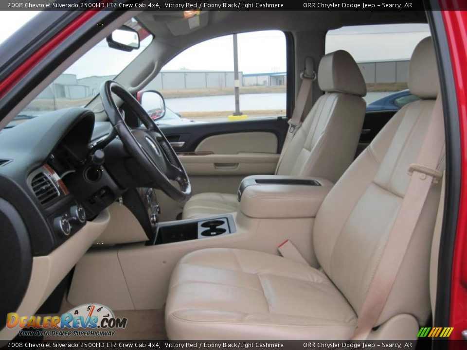 2008 Chevrolet Silverado 2500HD LTZ Crew Cab 4x4 Victory Red / Ebony Black/Light Cashmere Photo #11