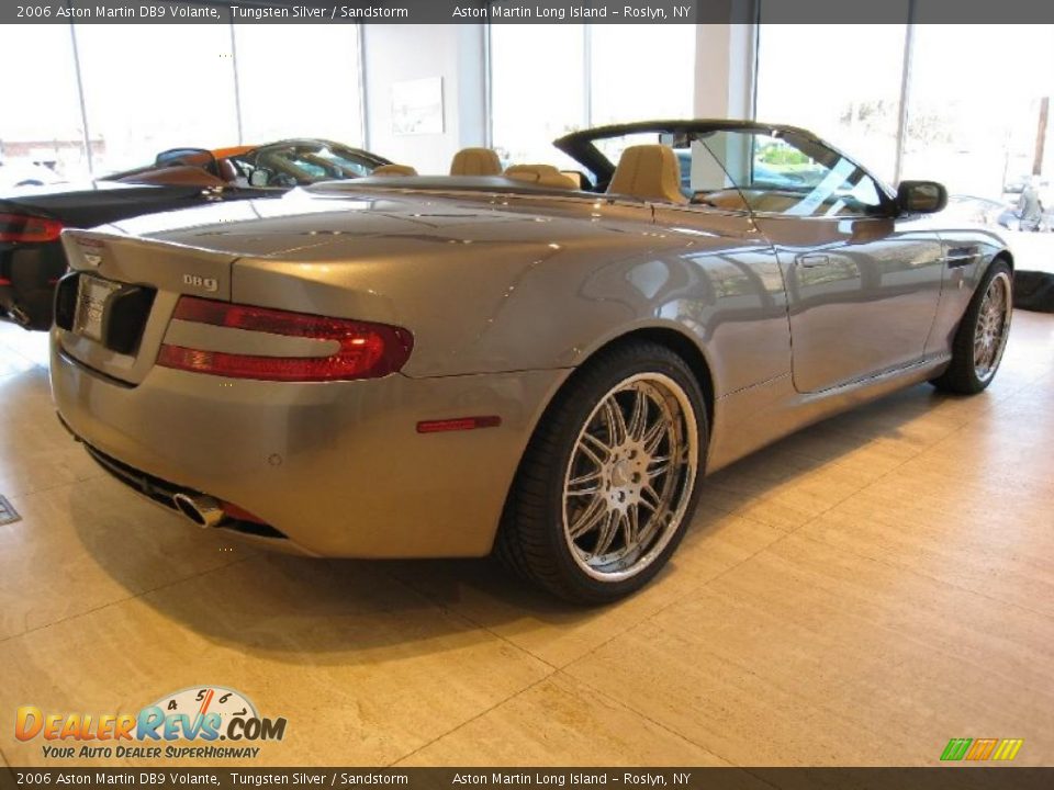 2006 Aston Martin DB9 Volante Tungsten Silver / Sandstorm Photo #5