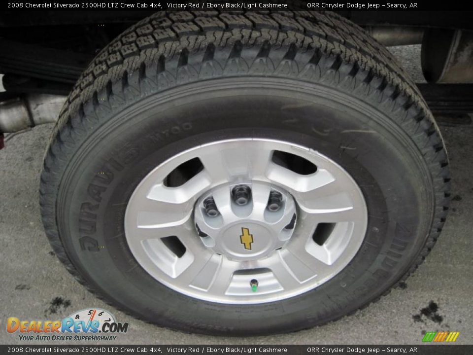 2008 Chevrolet Silverado 2500HD LTZ Crew Cab 4x4 Victory Red / Ebony Black/Light Cashmere Photo #15