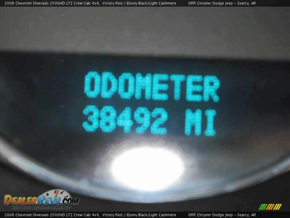 2008 Chevrolet Silverado 2500HD LTZ Crew Cab 4x4 Victory Red / Ebony Black/Light Cashmere Photo #18